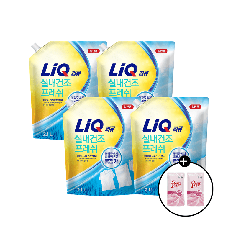 Aekyung Rikyu Fresh Indoor Drying 2.1L 4-Pack Set