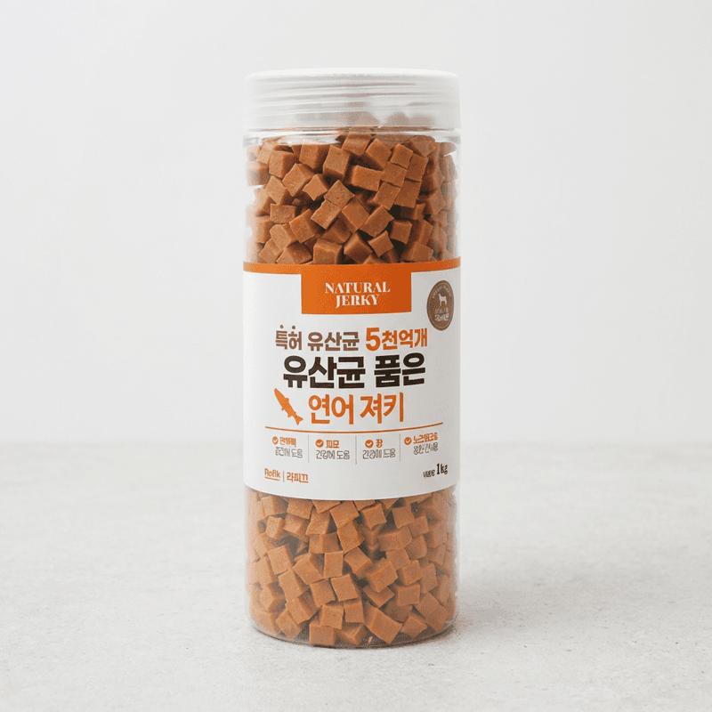 라피끄 유산균 품은 져키 연어 1kg