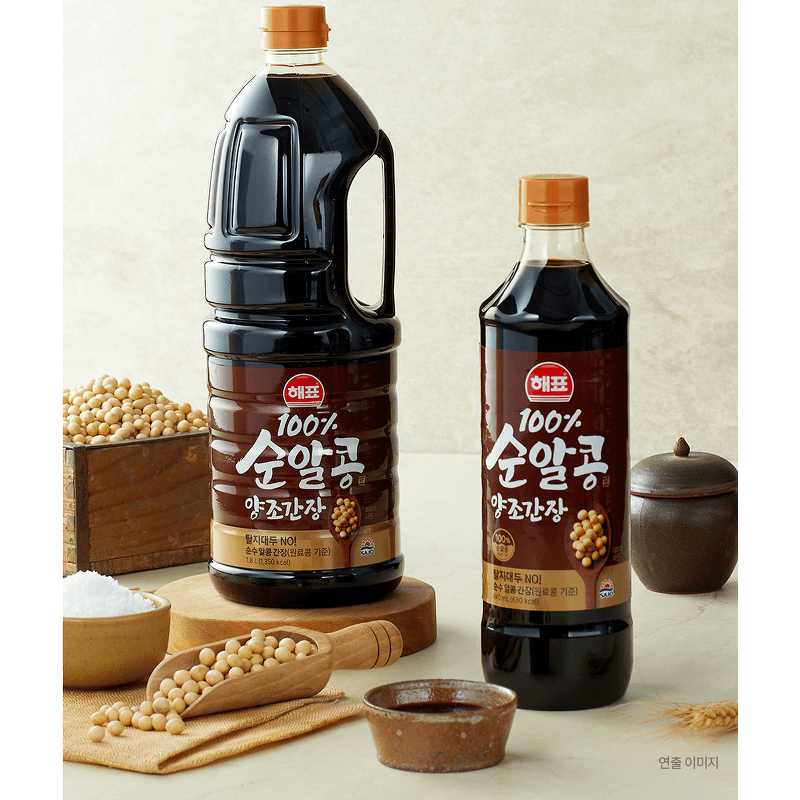 해표 순알콩 양조간장 840ml 4개