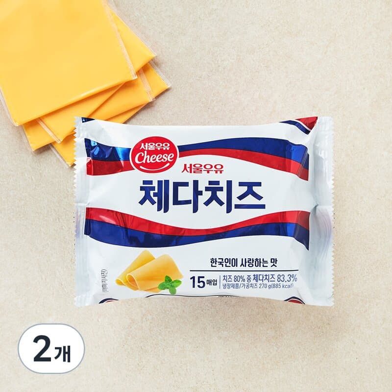 Seoul Milk Cheddar Sliced Cheese