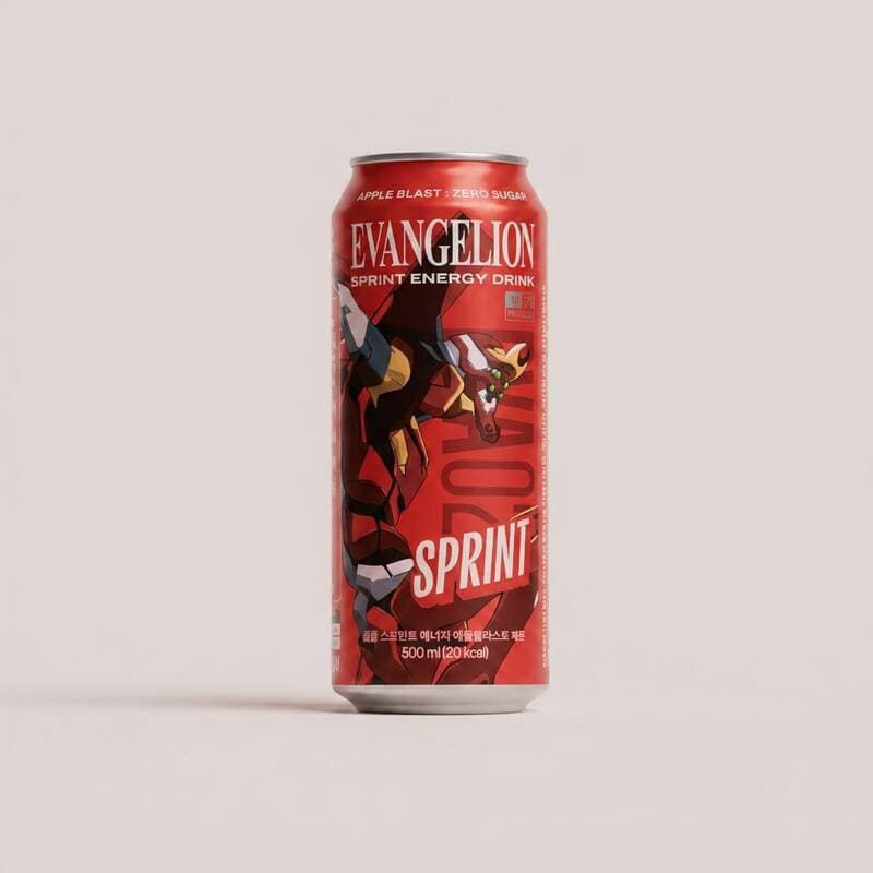 Klub Evangelion Sprint Energy Drink Apple Blast 500ml 24