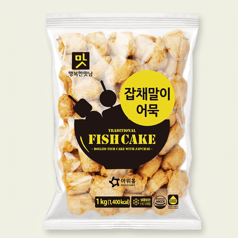 아워홈 잡채말이 어묵 1kg 2팩