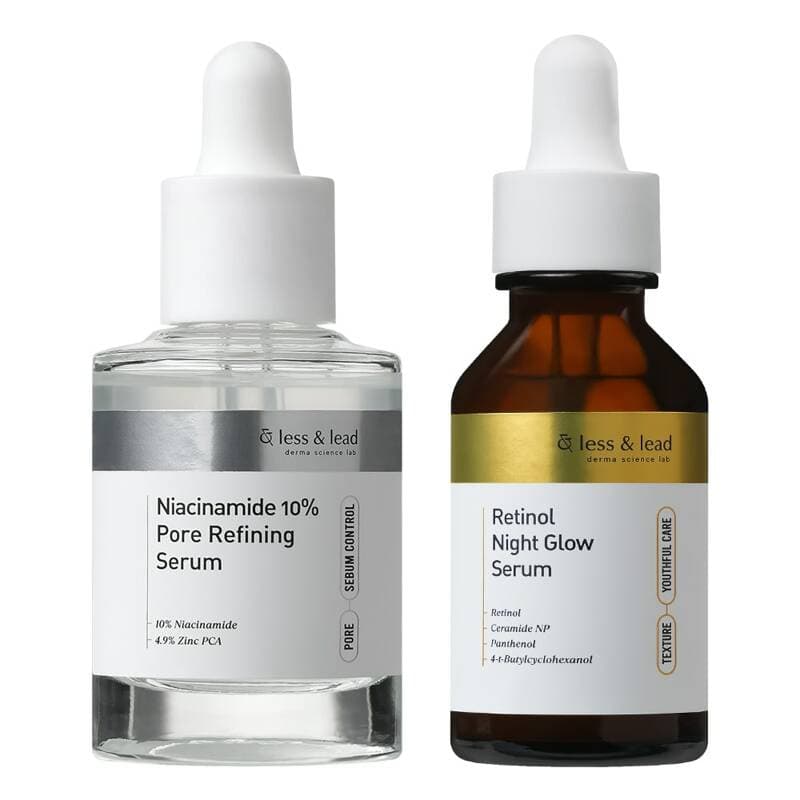 Riseu & Rideu Niacinamide + Retinol Serum Set