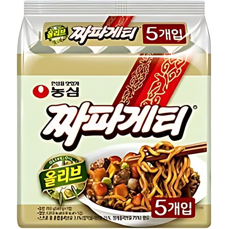 농심 신라면+안성탕면+너구리+짜파게티 5개씩