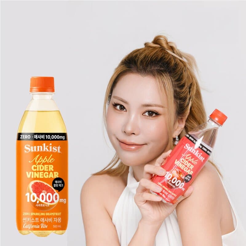 썬키스트 애사비 스파클링 제로 자몽 500ml