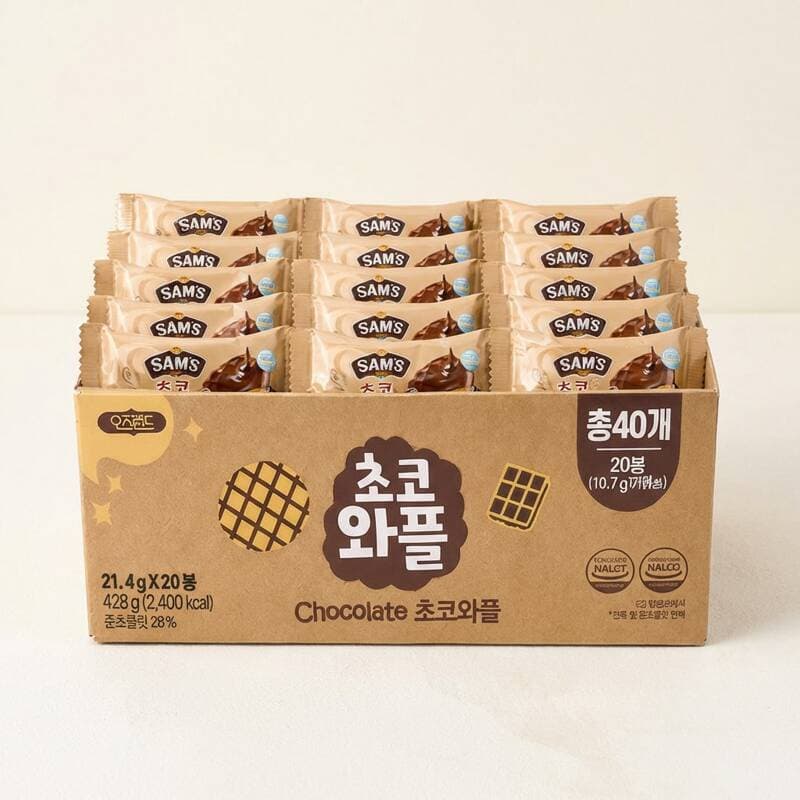 오즈랜드 초코와플 20봉 1박스