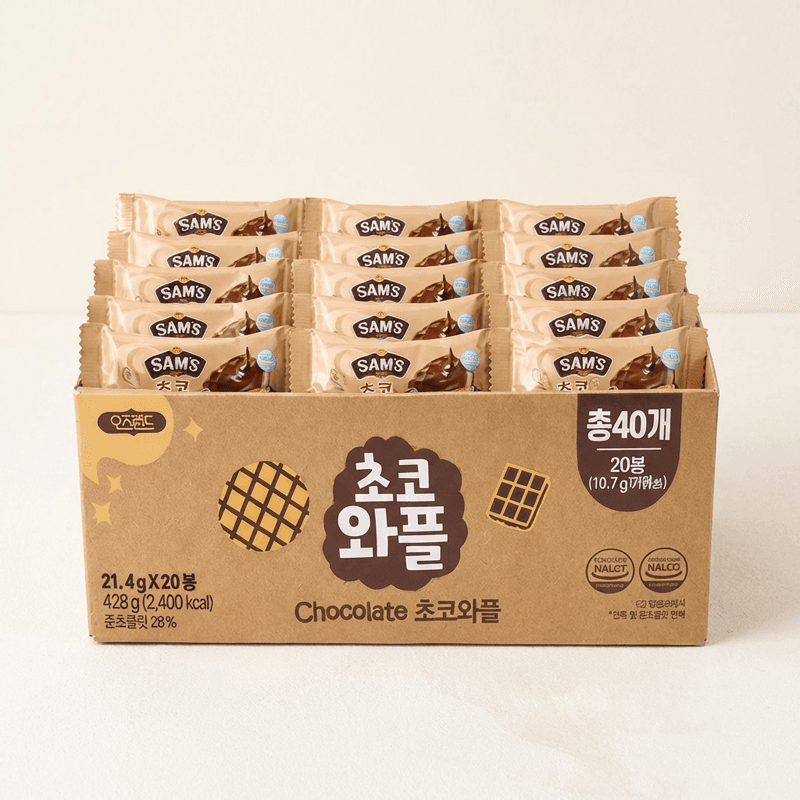 오즈랜드 초코와플 21.4g 20봉