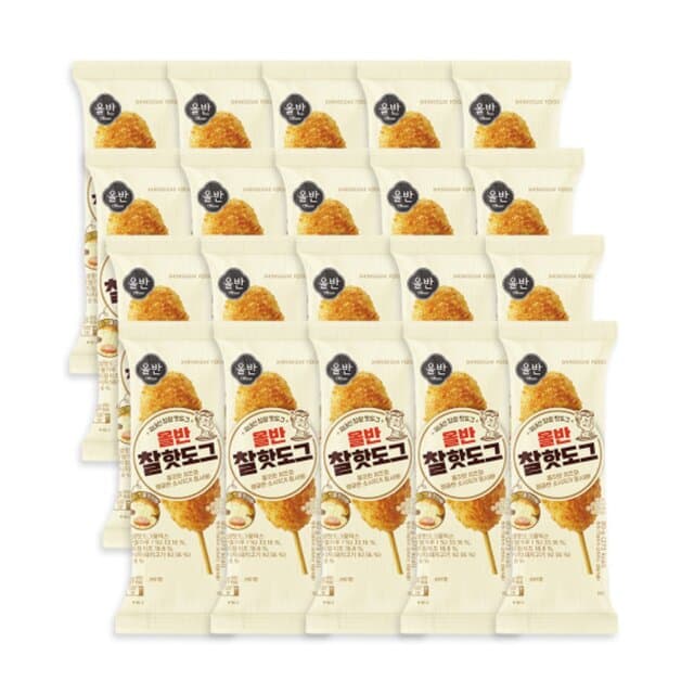 올반 찰핫도그 80g x 30