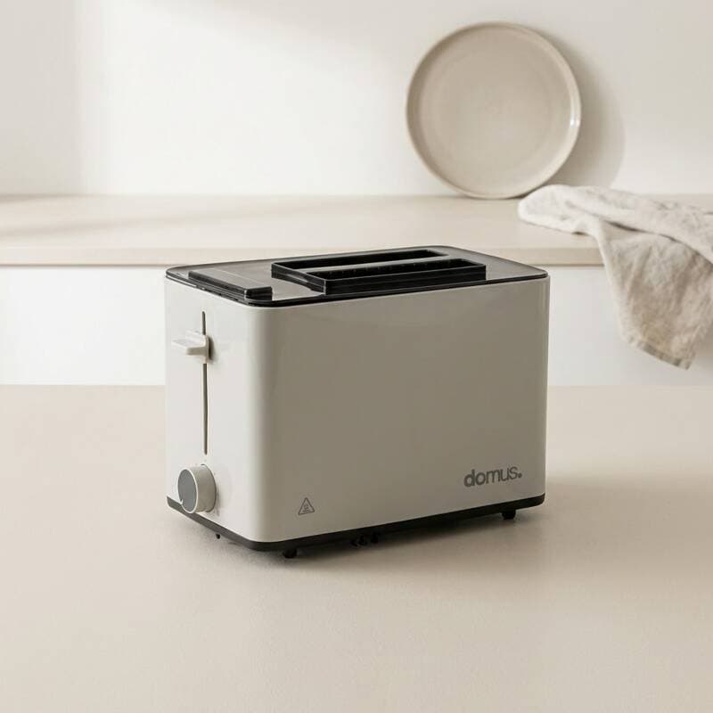 Domus Breny Toaster, Putty Grey