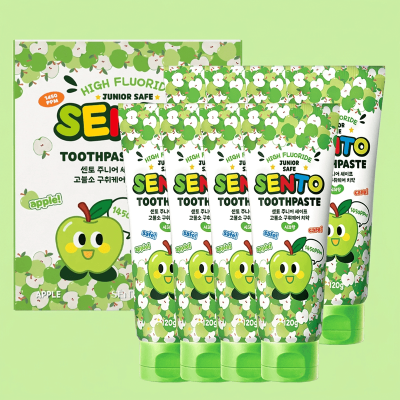 센토 주니어 세이프 구취케어 치약 120g 8개