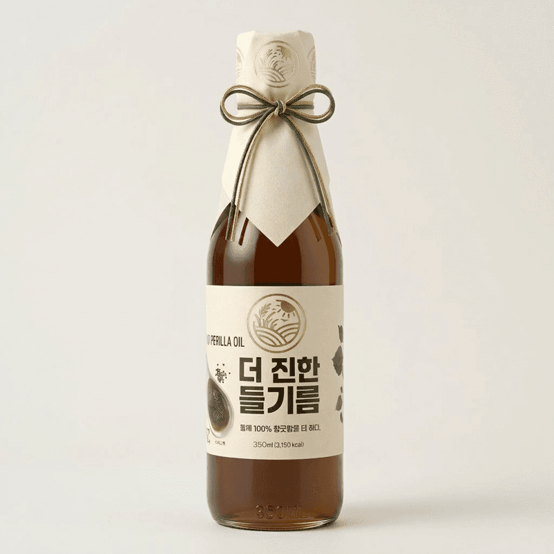 들녘 전통압착 통들깨 백퍼센트 들기름 350ml