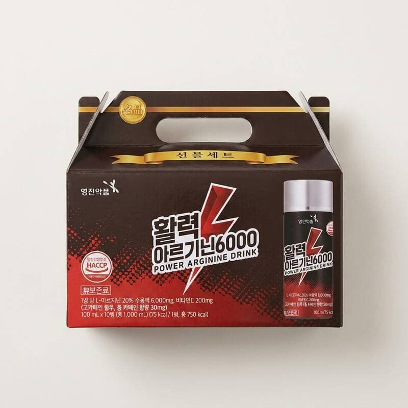 Youngjin Pharm Vital Arginine 6000 100ml 10 Bottles