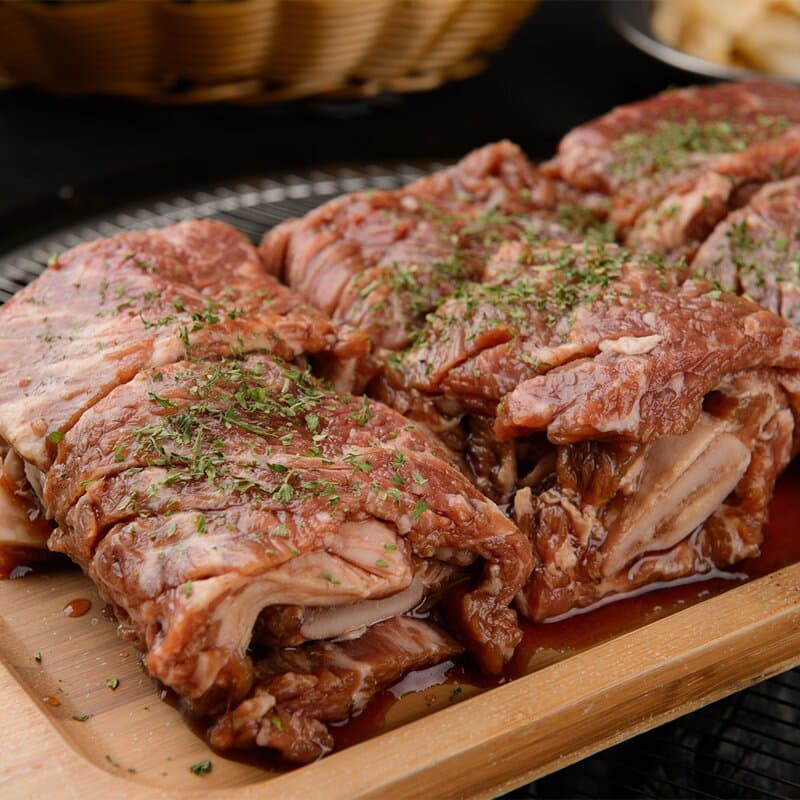 제주흑돼지 양념왕구이 1kg 2개