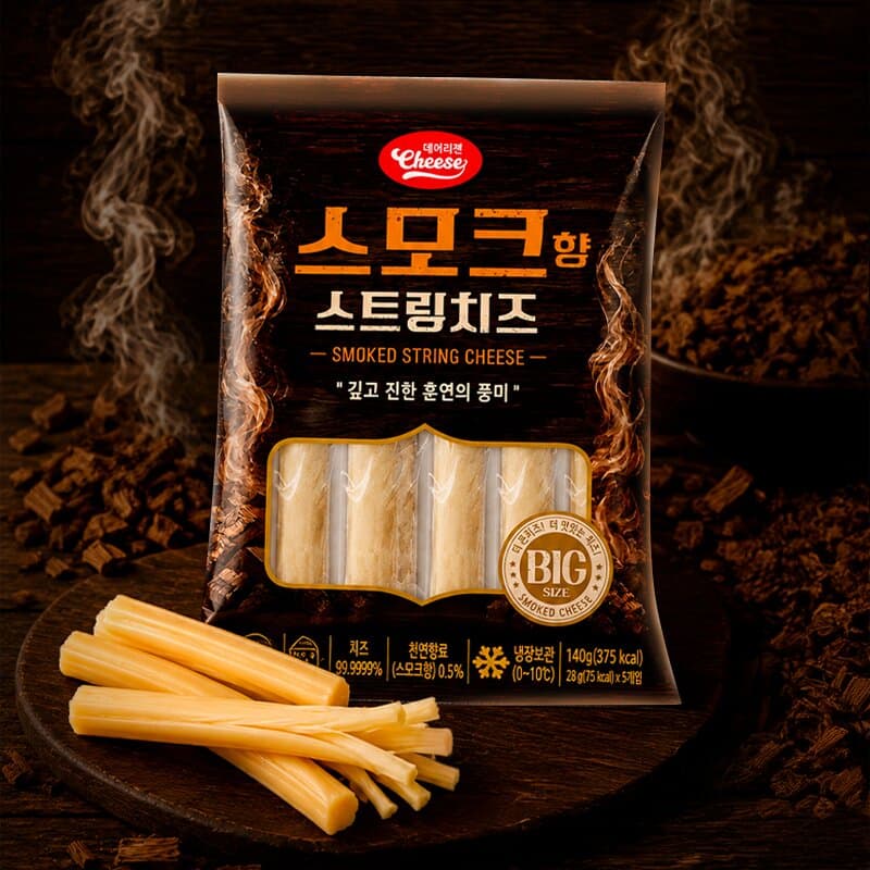 Leprino 스모크 스트링 치즈 28g 10봉
