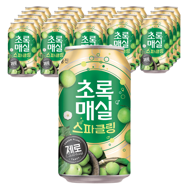 Green Plum Sparkling Zero Can