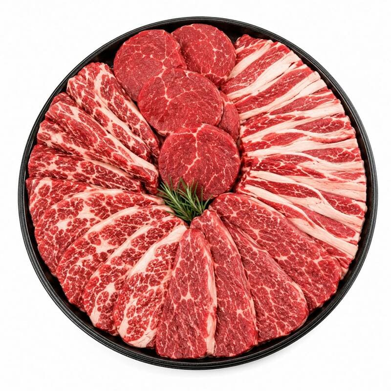 수입 우육 5종세트 1kg