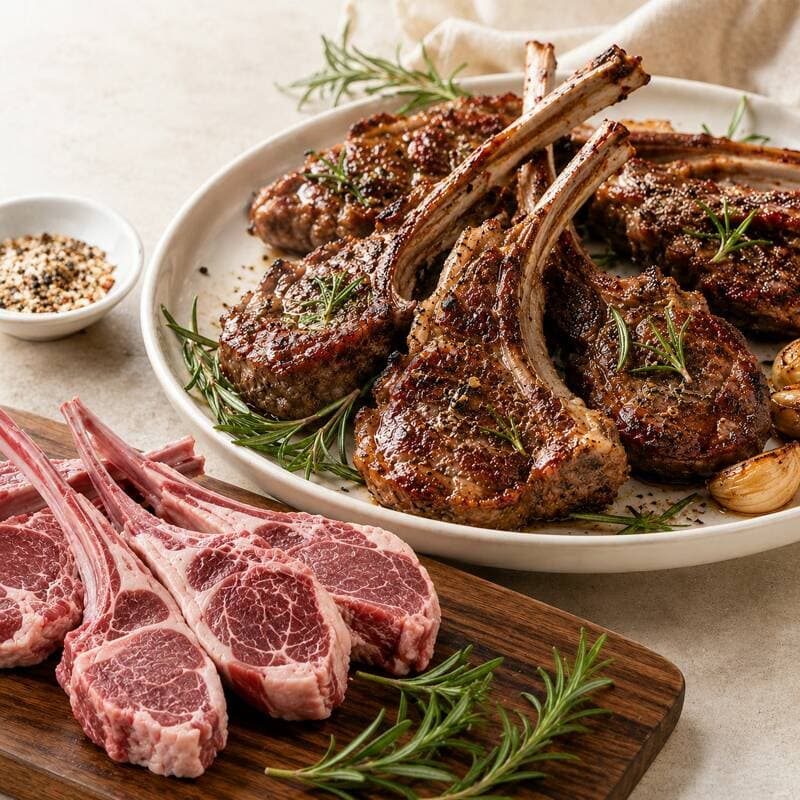 호주산 양갈비 숄더랙 1kg