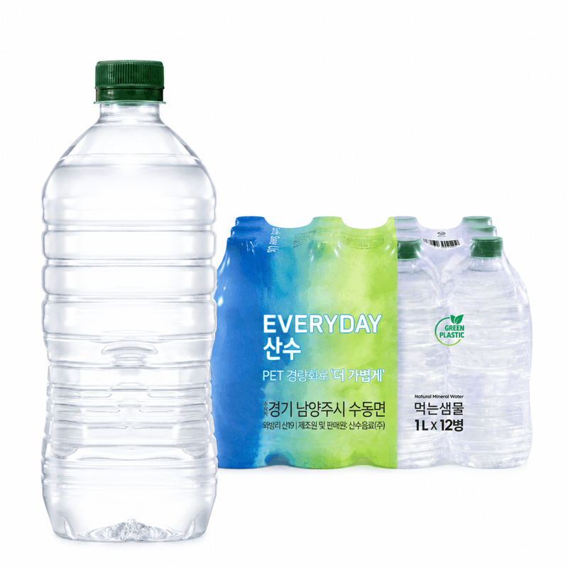 아임에코 가벼운샘 생수 1L 12개