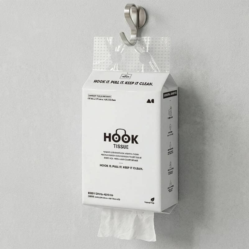 HOOK 걸어쓰는 화장지 4겹 200매