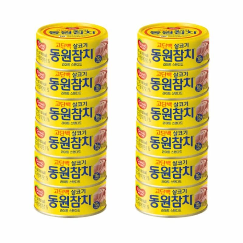 Dongwon Tuna Light Standard 85g x 12 Cans