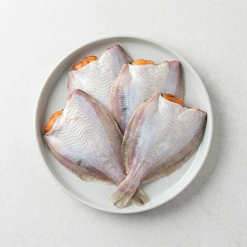 영덕 반건조 손질 참가자미 850g