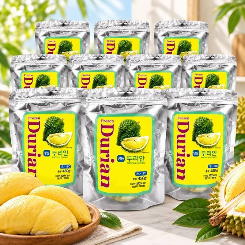 Shinjeong Food Frozen Durian 450g x 10