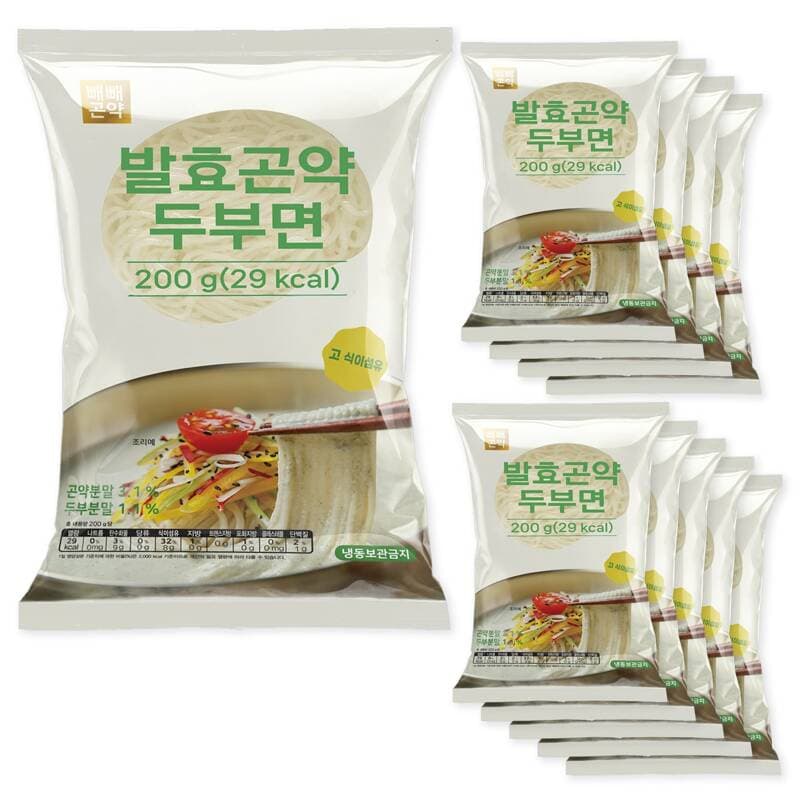 빼빼곤약 발효곤약 두부면 200g