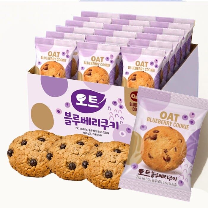 오즈랜드 오트 블루베리 쿠키 480g