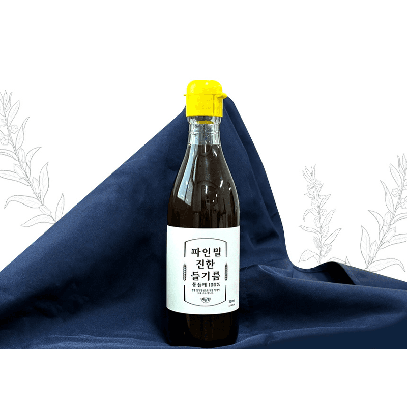 파인밀 진한 들기름 350ml 2병