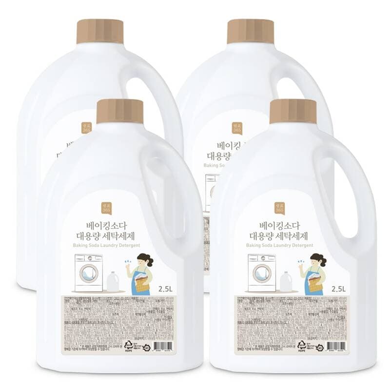 쉼표365 베이킹소다 세탁세제 2.5L