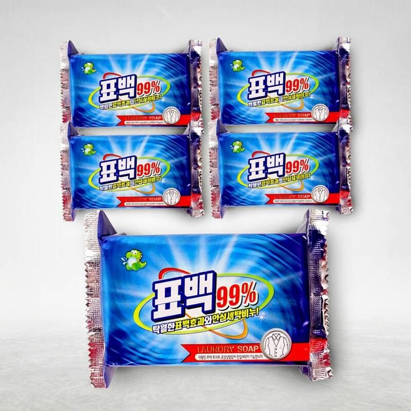 표백 99% 세탁비누 200g 5개