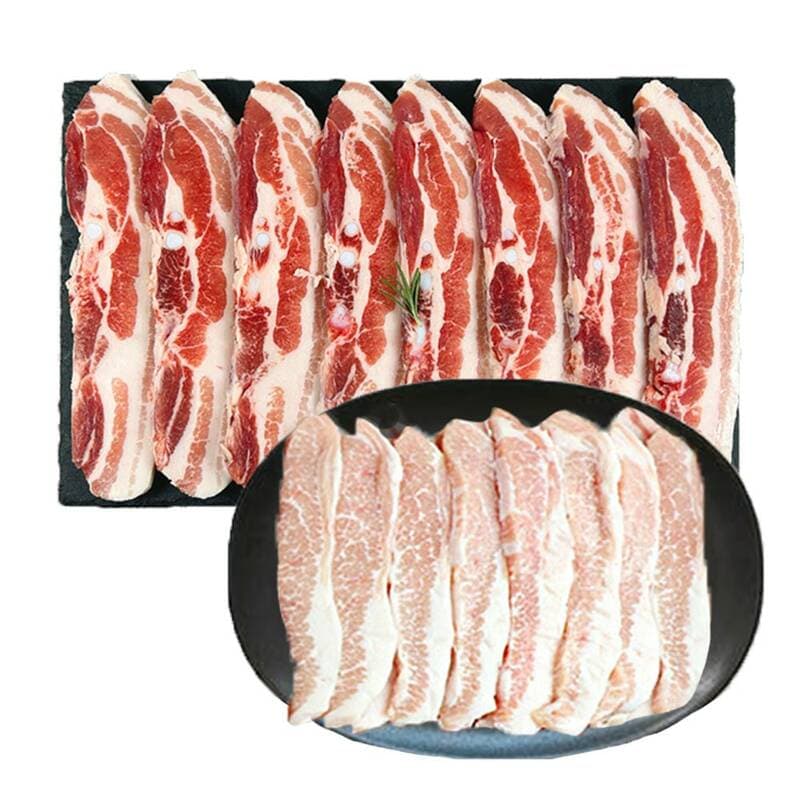 돼지고기 삼겹살 500g + 항정살 200g