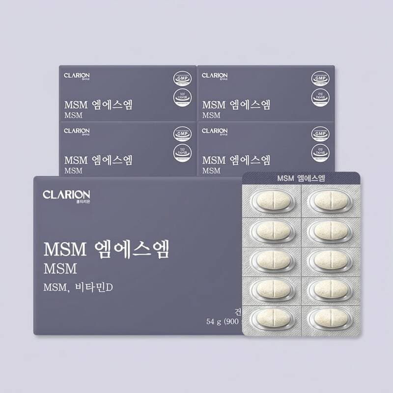 클라리온 MSM 식이유황 60정 5개
