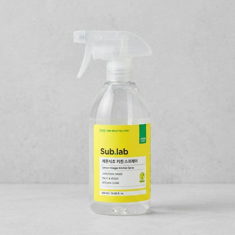 서브랩 레몬식초 키친 세정 스프레이 500ml