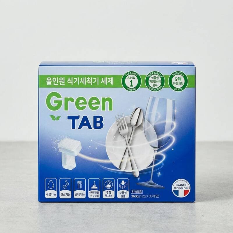 자우버 그린탭 올인원 식세기 세제