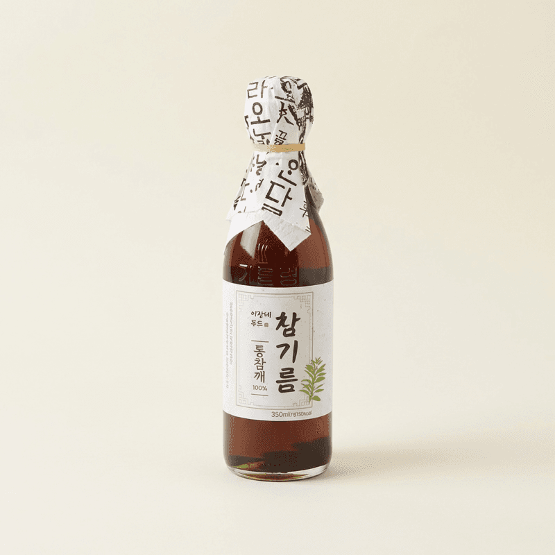 전통압착 통참기름 350ml x2