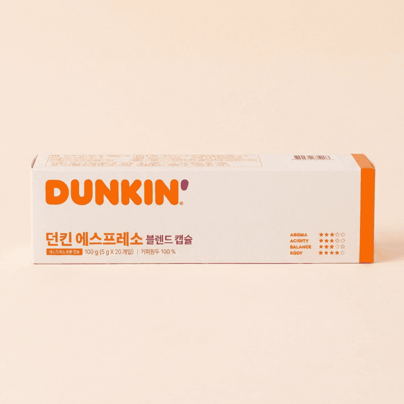 던킨 블렌드 캡슐커피 20개입 4개