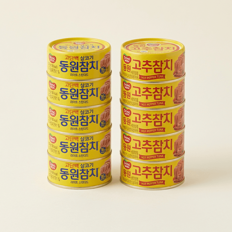 동원 라이트참치·고추참치 85g 12개