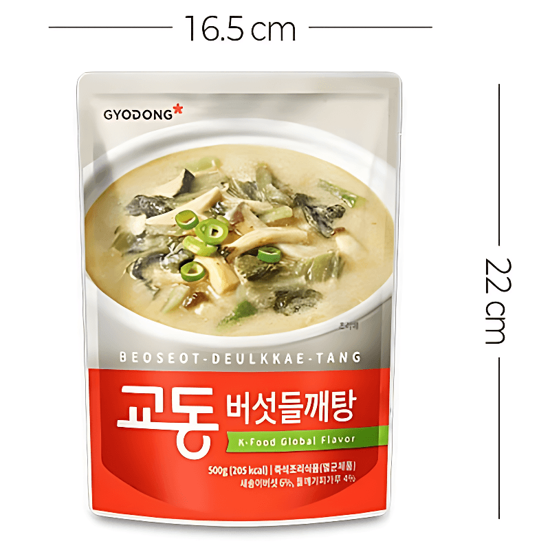 교동 버섯 들깨탕 500g 5개