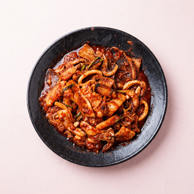 머그바 직화 오징어 삼겹살 볶음 350g