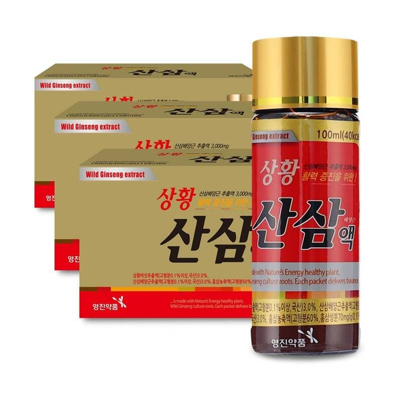 영진약품 상황 산삼배양근액 100ml