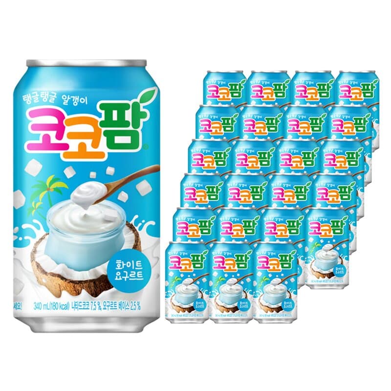 코코팜 화이트 요구르트 340ml 24개