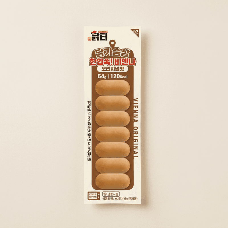 Dakter Chicken Breast Vienna Mixed Pack 64g x 20