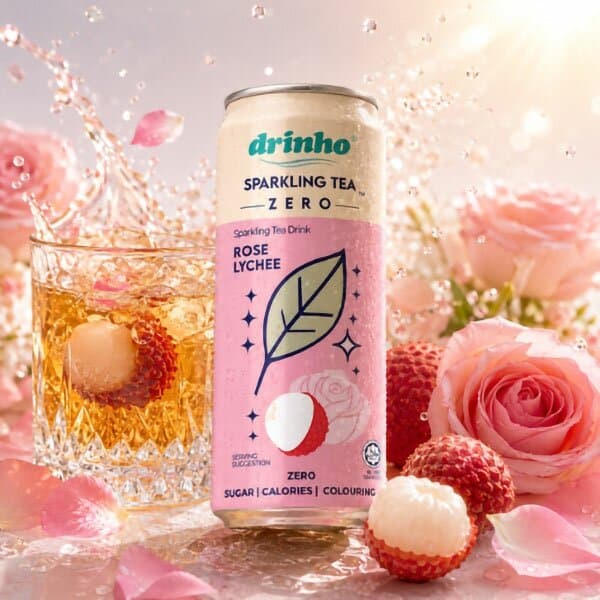 Deurinho Zero Sparkling Tea Salted Lemon 320ml 24 Cans