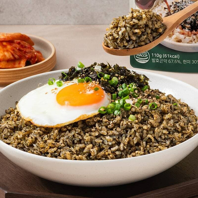 오늘부터 1분 비빔곤약밥 김간장맛