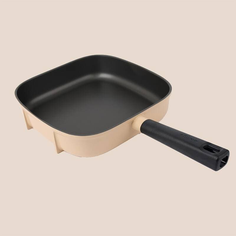 틈새수납 IH 사각바로팬 26cm