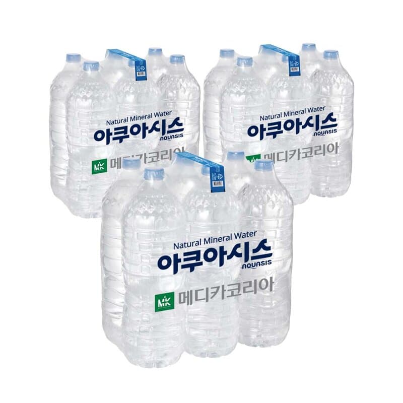 아쿠아시스 생수 2L 18개