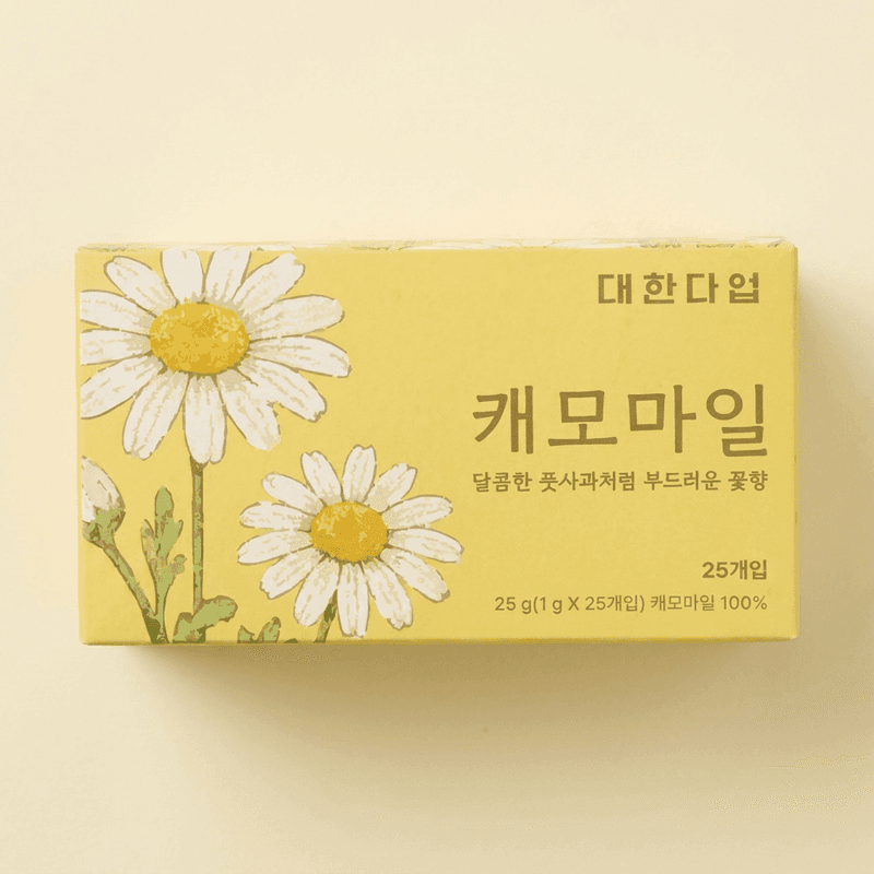 대한다업 캐모마일 티백 꽃차