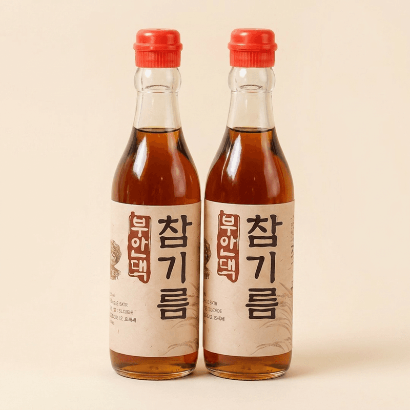 부안댁 참기름 350ml 2개