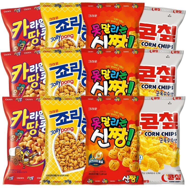 크라운 인기스낵모음 12팩